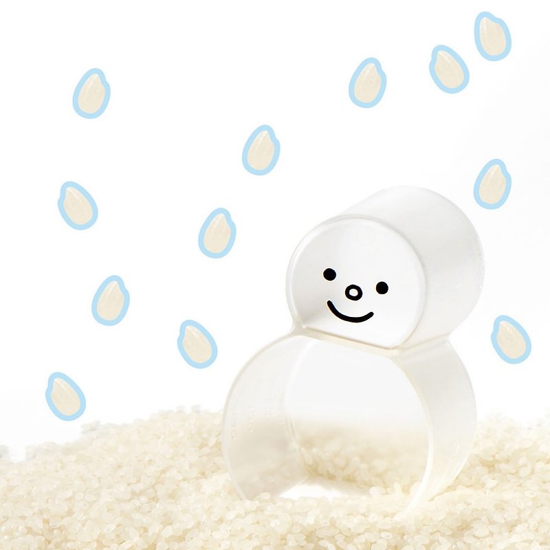 【日本制】AKEBONO 曙产业 雪人造型量米杯 - 厨房用具 - 塑料 
