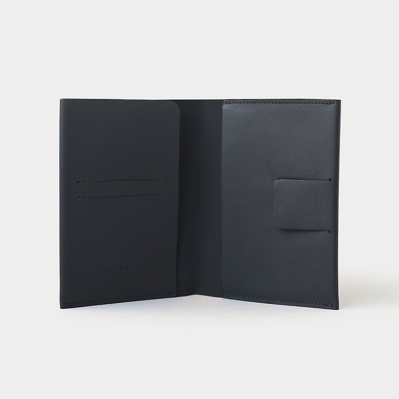 passport wallet : black - 皮夹/钱包 - 真皮 黑色