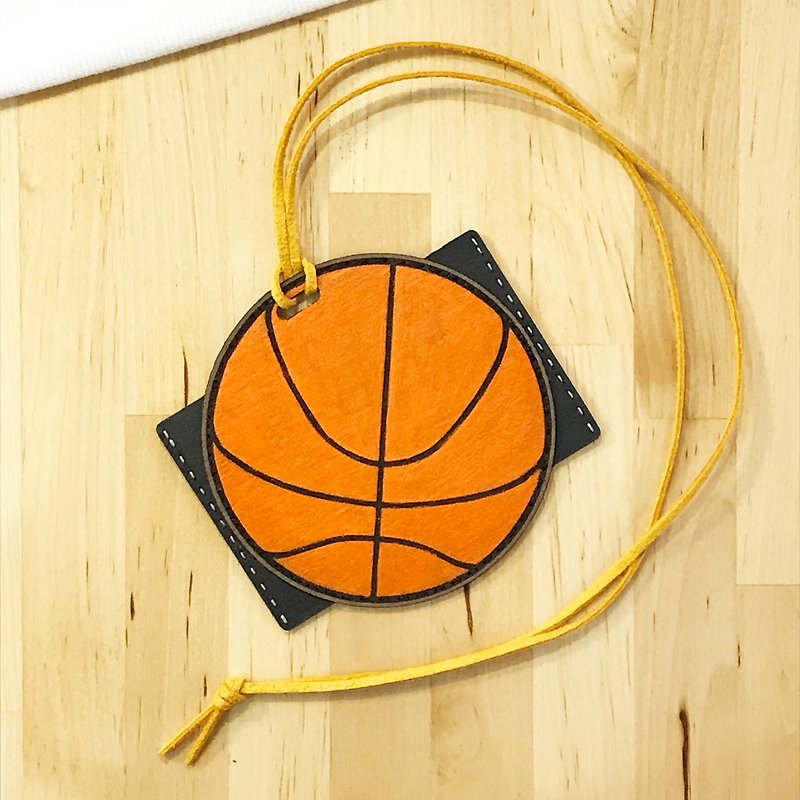 【行李吊牌、证件套】篮球行李吊牌 - 行李吊牌 - 防水材质 橘色