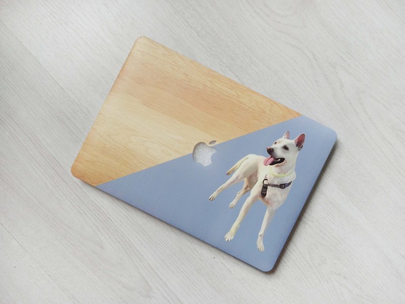 定制化狗猫宠物苹果笔记本手提电脑全包壳Macbook Pro Air Retina - 电脑配件 - 塑料 透明
