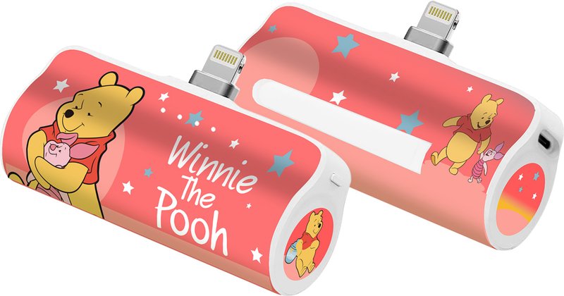 i-Smart-迪士尼-直插式Power Bank-小熊维尼 Winnie The Pooh - 充电宝/传输线 - 塑料 粉红色