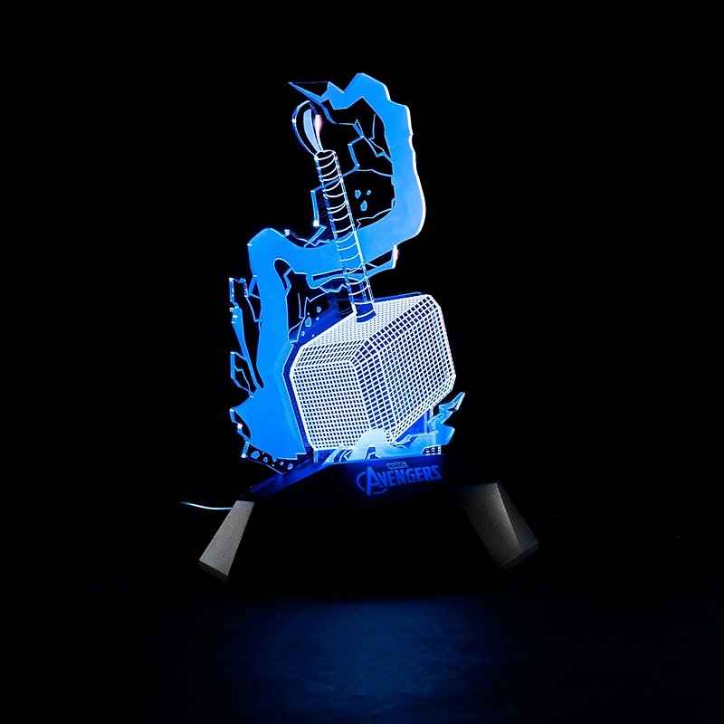 InfoThink雷神锤3D立光灯(触控式开关) - 灯具/灯饰 - 压克力 蓝色