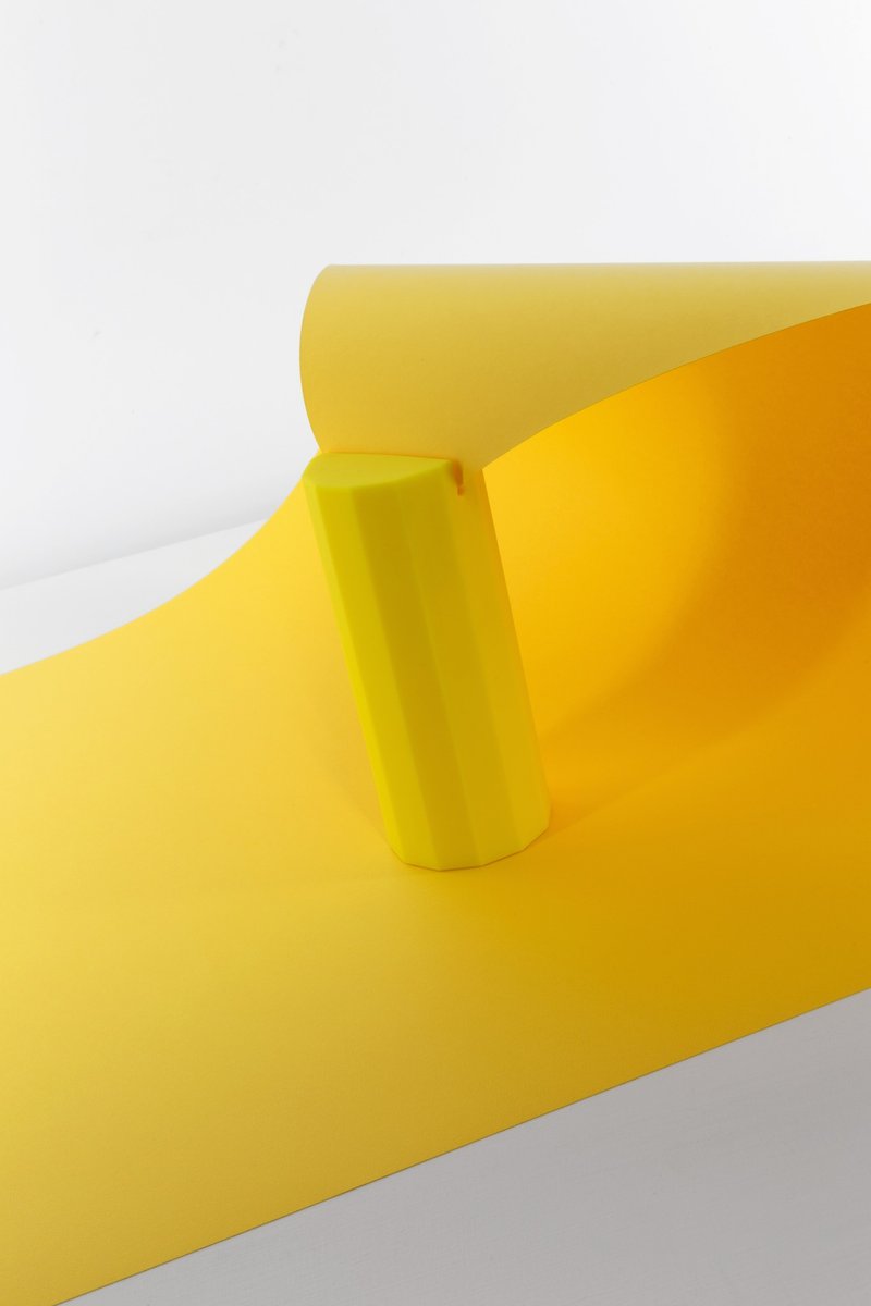 圆筒型硅胶存钱筒 (黄色) - 储蓄罐 - 硅胶 黄色
