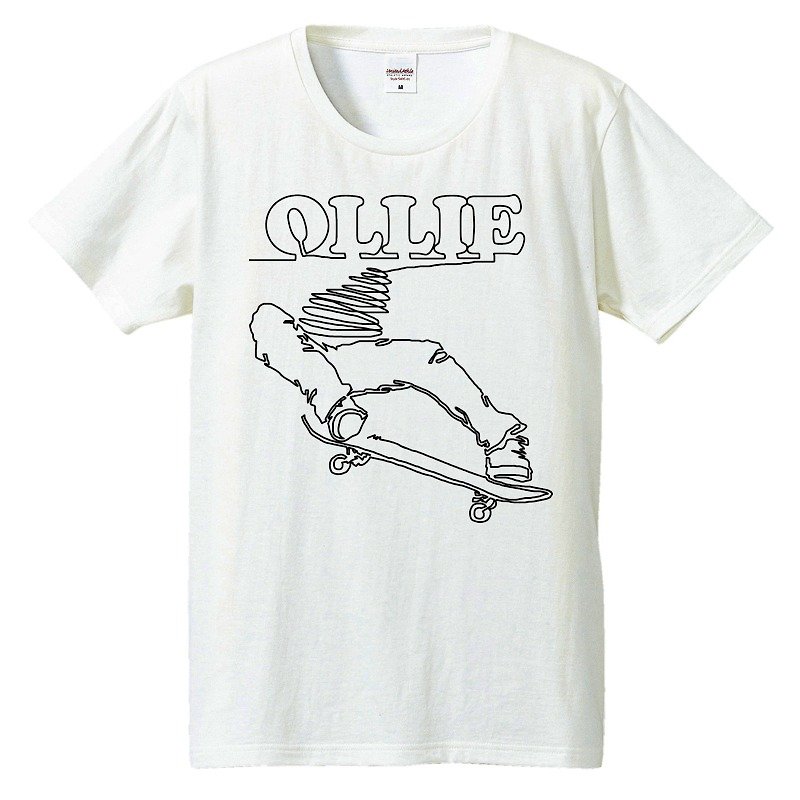 Tシャツ / OLLIE - 男装上衣/T 恤 - 棉．麻 白色