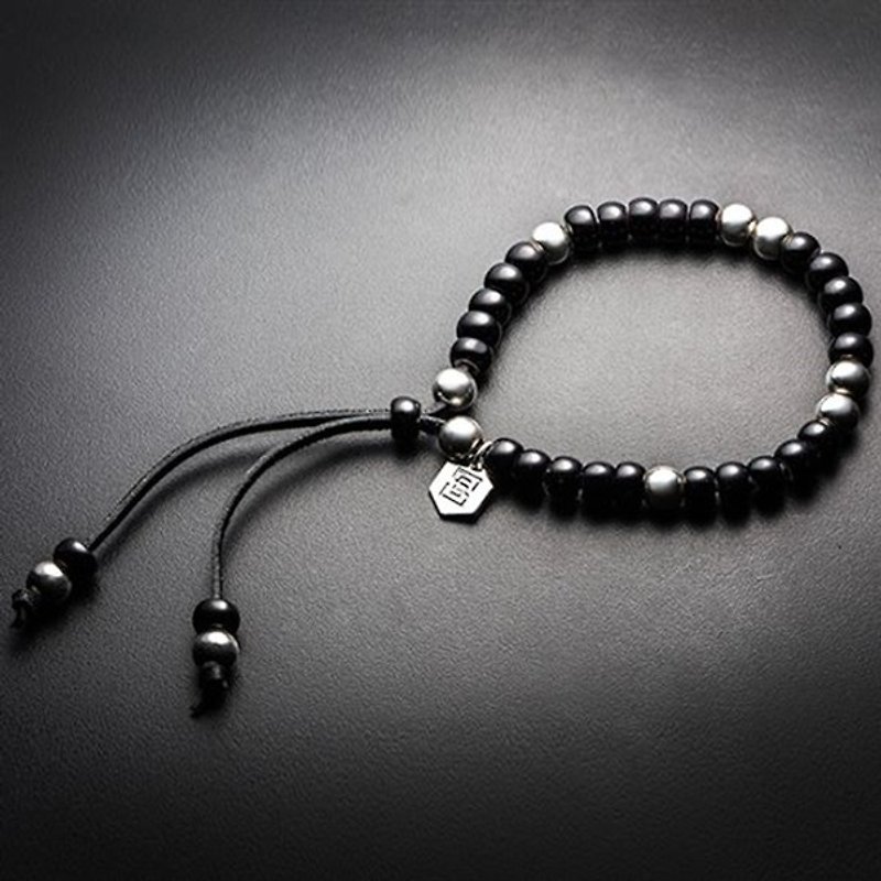 手工琉璃珠手环 Solo Lazurite Beads Bracelet - 手链/手环 - 宝石 