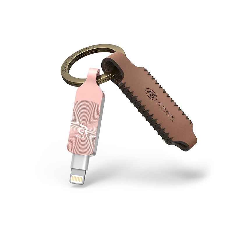 iKlips DUO+ 64GB 苹果iOS USB3.1双向随身碟 玫瑰金 - U盘 - 其他金属 粉红色