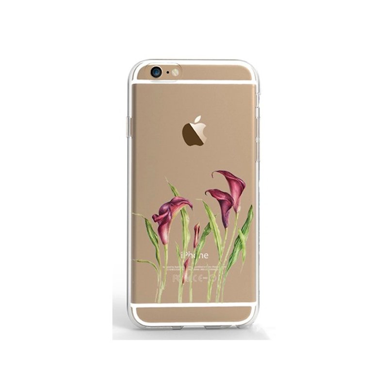 Clear iPhone case clear Samsung Galaxy case floral 1207 - 手机壳/手机套 - 塑料 