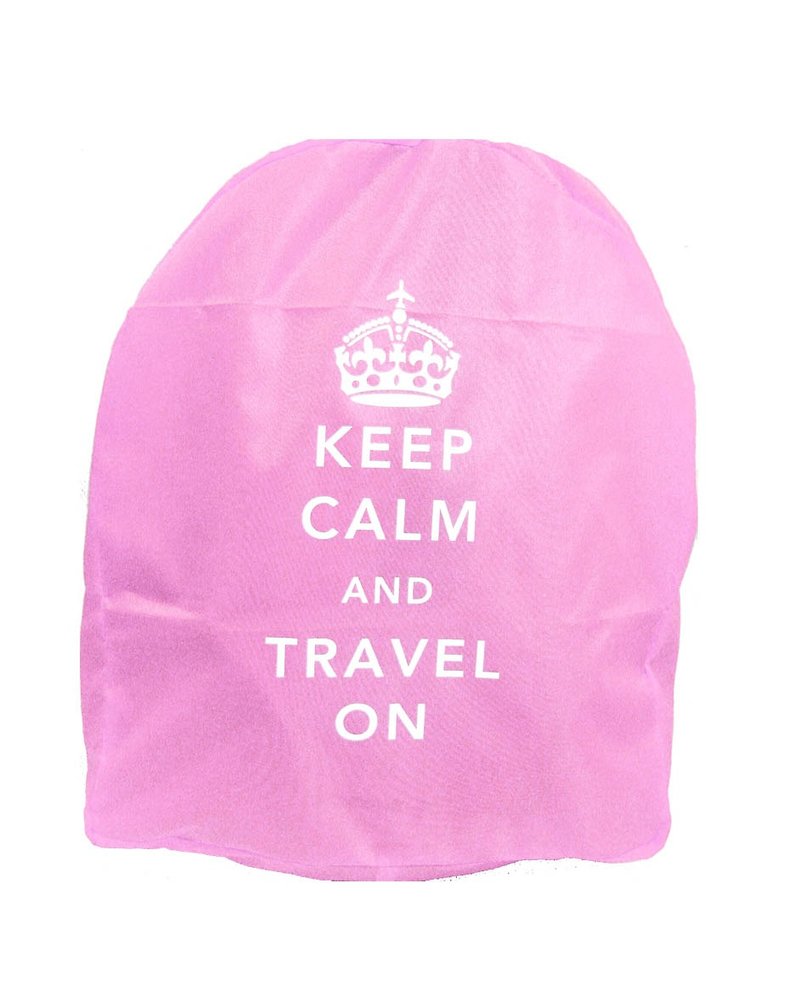 英伦风格背包防光套 - 粉红色 - 行李箱/行李箱保护套 - 防水材质 粉红色