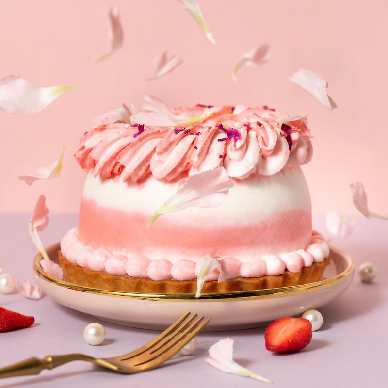 【母亲节限定】玫瑰花语 - 蛋糕/甜点 - 其他材质 粉红色