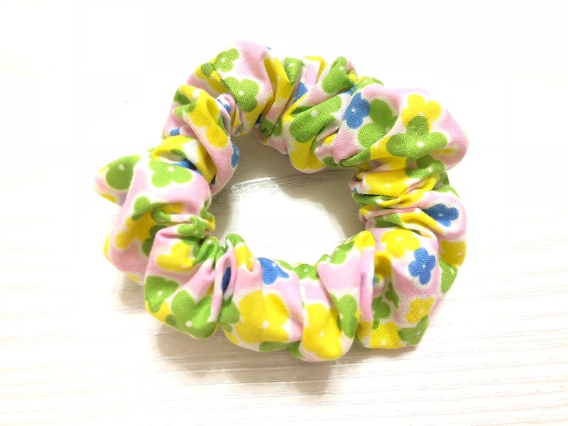 限量.北欧花卉pedicel series.1C/大肠圈发束.甜甜圈发束.发圈 - 发饰 - 棉．麻 绿色