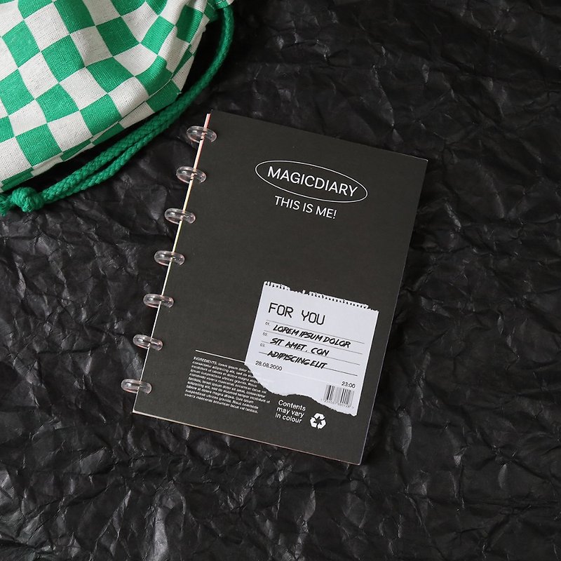 disc ring B6 loose leaf handbook notebook Journals notepad diary gift - 笔记本/手帐 - 纸 