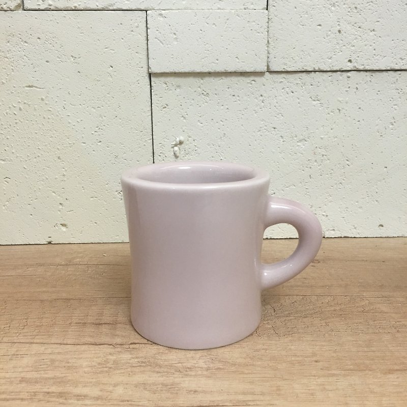 双层小胖杯(石英粉) - 咖啡杯/马克杯 - 瓷 粉红色