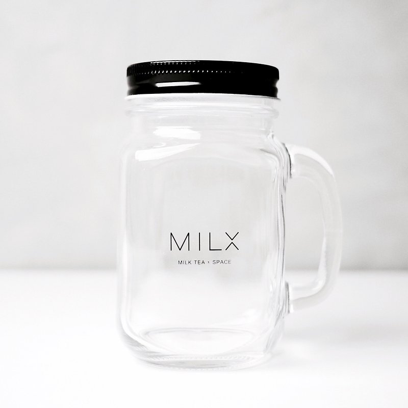 MILX Logo 奶茶罐 - 茶具/茶杯 - 玻璃 透明