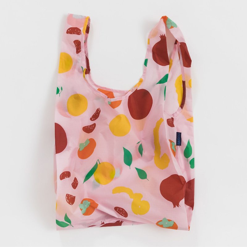 BAGGU环保收纳购物袋- 秋季水果 - 手提包/手提袋 - 防水材质 粉红色