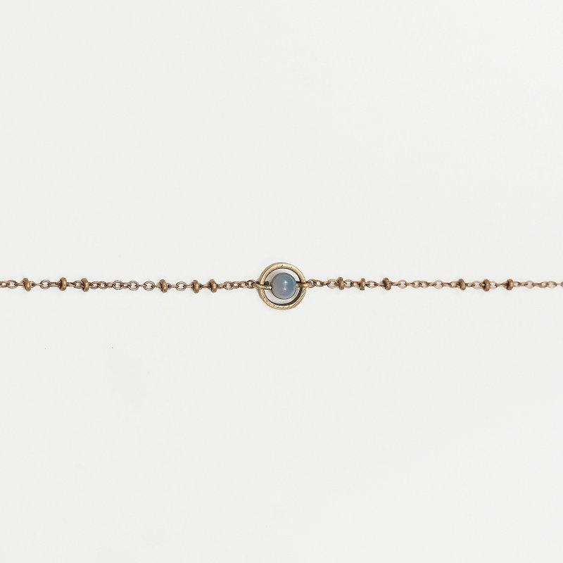小星球珠链手链 - Tiny Planet ' Bead Chain Bracelet - 手链/手环 - 宝石 金色