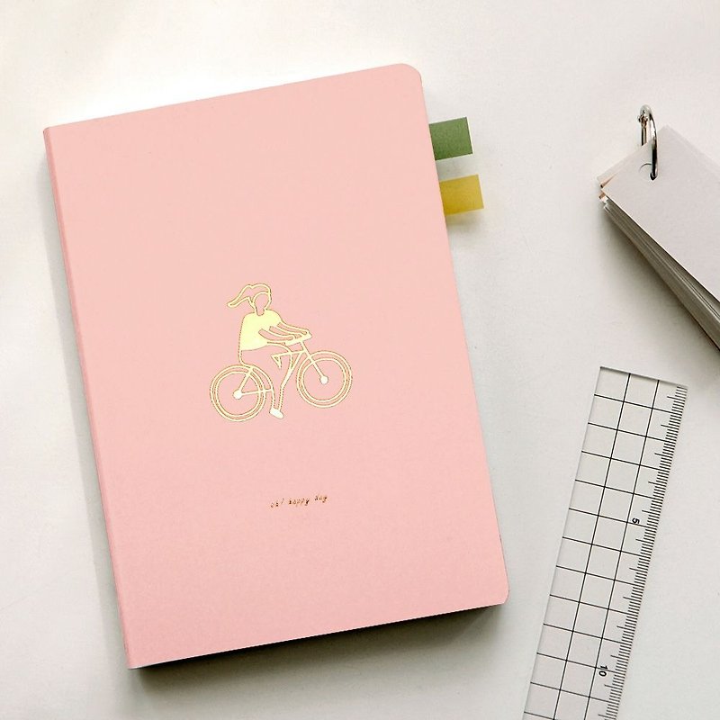 Dailylike 随手记事空白笔记本-04幸福日,E2D49108 - 笔记本/手帐 - 纸 粉红色