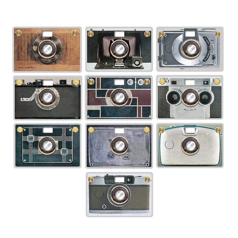 【CASE ONLY】复古相机系列 Vintage纸壳(不含主机)PaperShoot - 相机 - 纸 多色