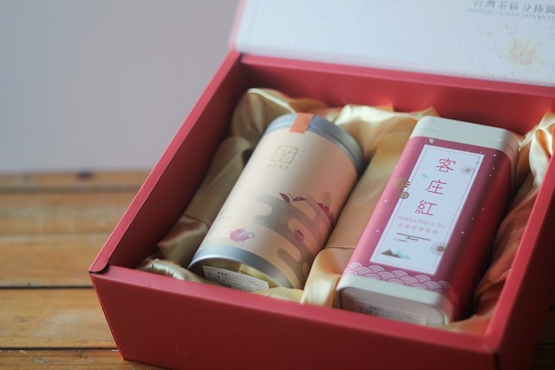 【有好食茶】茶叶礼盒 / 客庄红＋蜜香红茶 - 茶 - 纸 粉红色