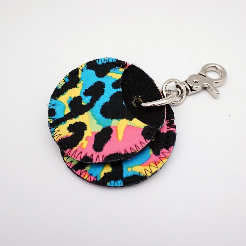 BLR gogoro 钥匙套  彩色豹纹 - 钥匙链/钥匙包 - 聚酯纤维 多色