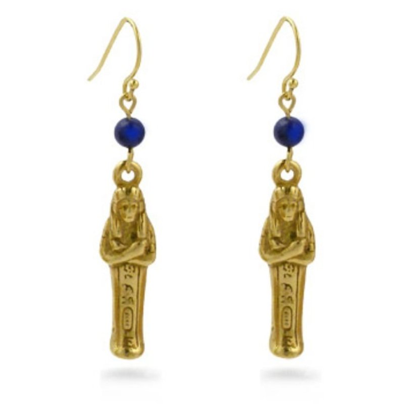 古埃及图腾卡门耳环 - 耳环/耳夹 - 其他金属 金色