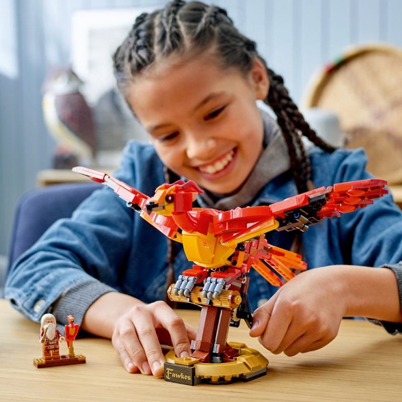 塑料 玩偶/公仔 多色 - LEGO 哈利波特系列 福克斯 邓布利多的凤凰城 76394