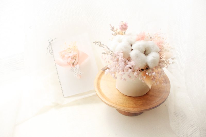 Goody Bag -棉花糖派对森林干燥花礼福袋 - 干燥花/捧花 - 植物．花 粉红色