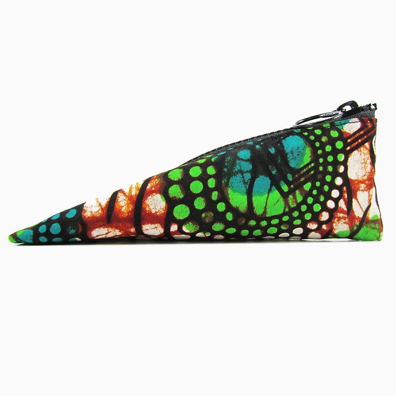手工笔袋 - 非洲狂想 - 铅笔盒/笔袋 - 棉．麻 绿色