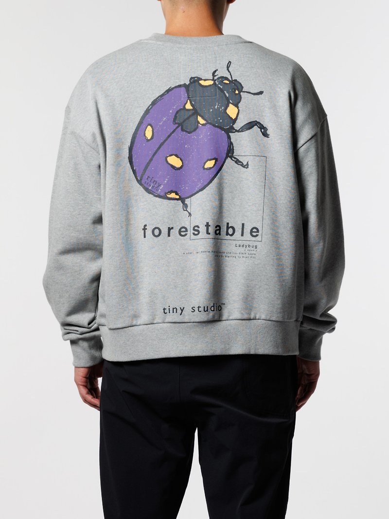 FRSTB  LadyBug Collection Sweater_圆领卫衣 - 中性连帽卫衣/T 恤 - 棉．麻 灰色