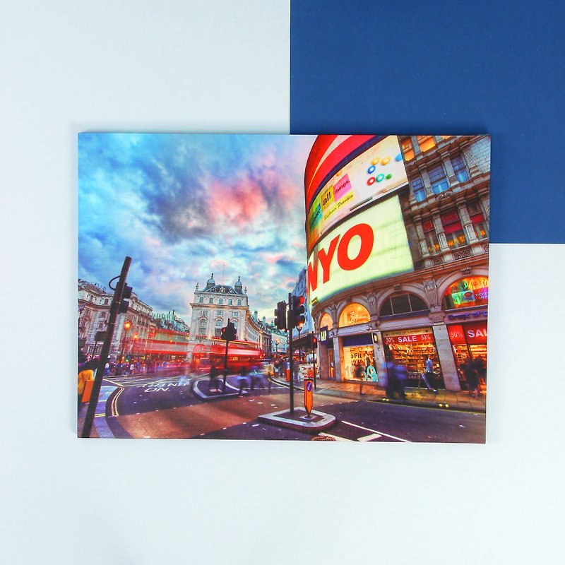 HomePlus 英伦无框画 Piccadilly 40x30cm - 海报/装饰画/版画 - 木头 多色