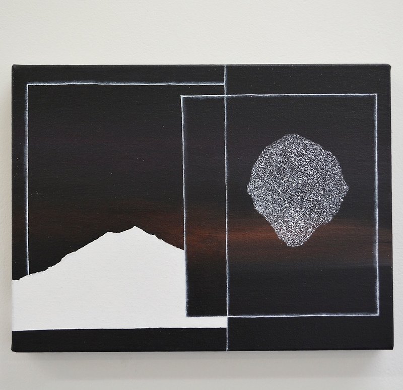 Daphne H.C. Shen 土 木 地图 星空 宇宙 设计 独特 压克力 艺术家作品 - 墙贴/壁贴 - 其他材质 黑色