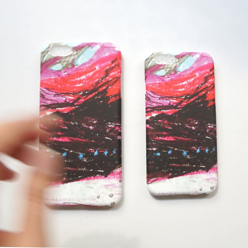 深海的光红色 全彩印刷软壳 iphone全系列各种型号订制 - 手机壳/手机套 - 硅胶 红色