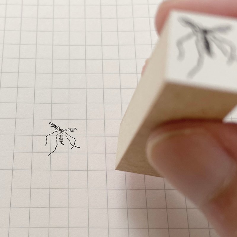 Mosquito stamp - 印章/印台 - 橡胶 