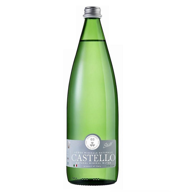 CASTELLO卡司得洛天然矿泉水 1000ML 6瓶/箱 - 健康/养生 - 玻璃 透明