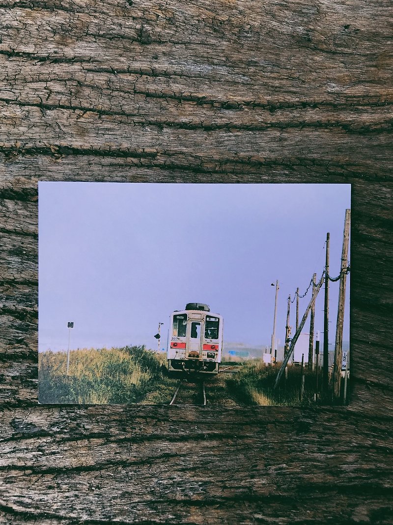 世界的风景。北海道铁道旅 摄影明信片 北浜駅 青青的岛 - 卡片/明信片 - 纸 