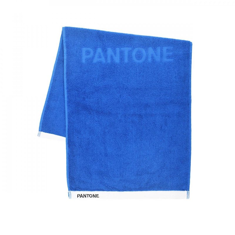 PANTONE - 100%优质纯棉纯色毛巾 - 面巾 (2020H) - 毛巾浴巾 - 棉．麻 蓝色