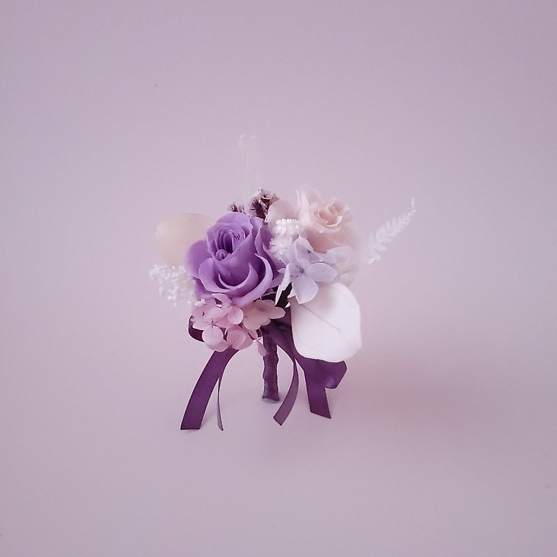 光谱胸花 | 风信紫 - 胸花/手腕花 - 植物．花 紫色