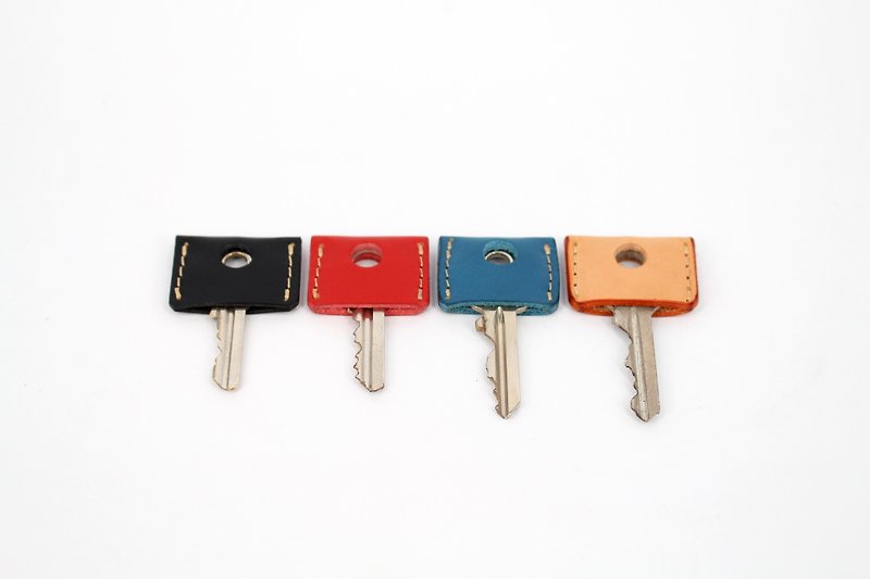 MOOS 钥匙皮套 意大利植鞣牛革 (一套四件) - 钥匙链/钥匙包 - 真皮 多色