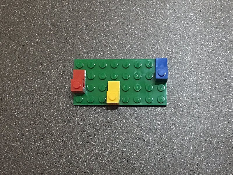 积木收纳短方块+3入积木挂勾(随处挂系列)#兼容乐高LEGO - 收纳用品 - 塑料 绿色