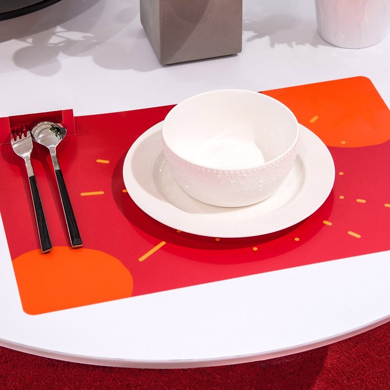 好时光餐垫 FUN ll - 餐垫/桌巾 - 塑料 红色