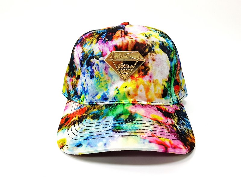 金钻棒球帽 #彩虹海 潮帽 老帽 - 帽子 - 其他材质 多色
