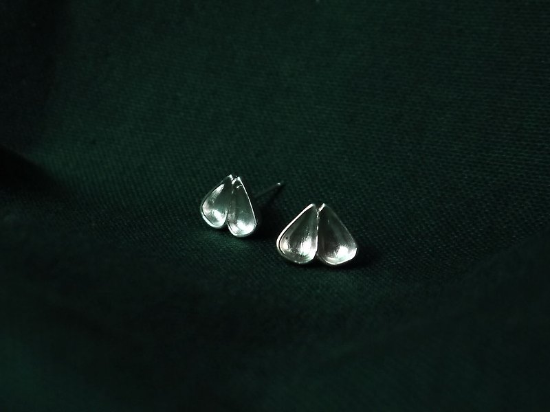 花饰 - 925纯银耳环 - 耳环/耳夹 - 其他金属 银色