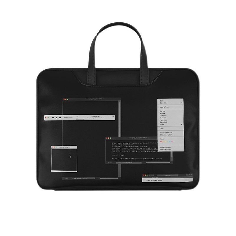 桌面弹窗口 手提筆電包 電腦包 通勤包 電腦保護 - 电脑包 - 人造皮革 