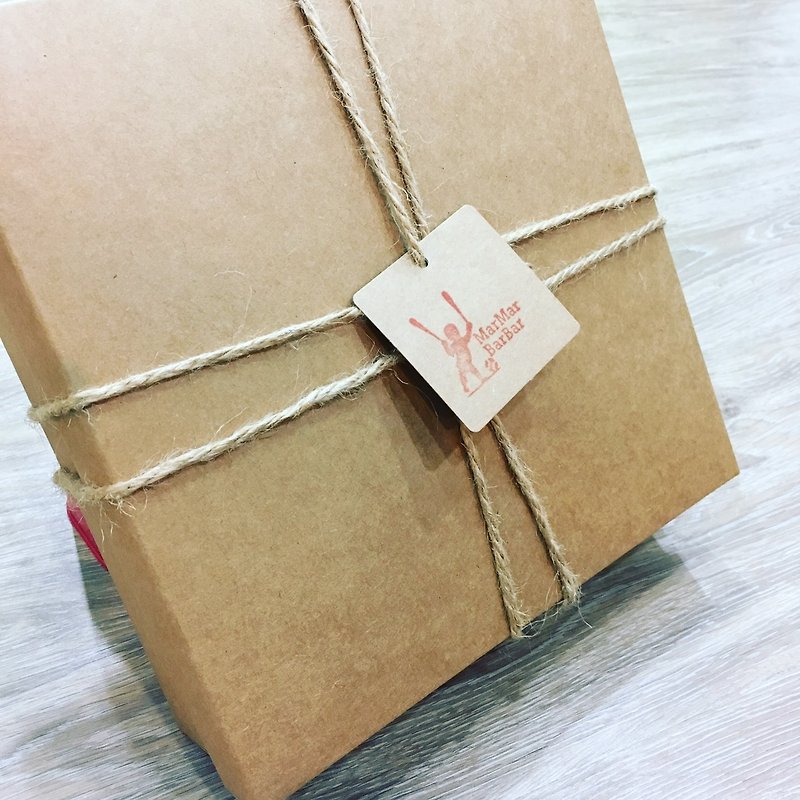 礼盒包装 弥月礼盒 抓周 新年礼物 交换礼物 - 满月礼盒 - 纸 卡其色