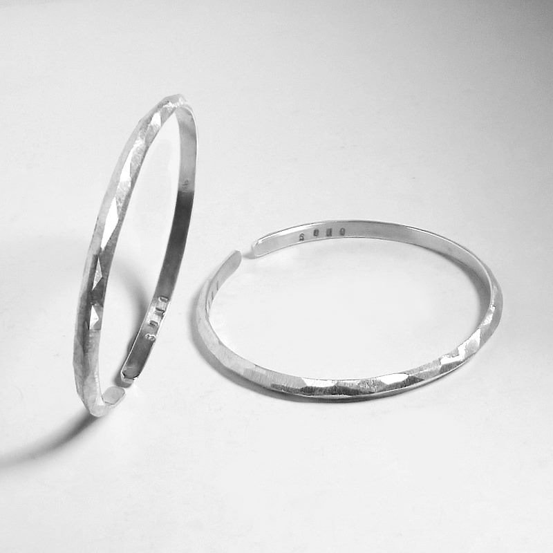 晶钻手环 - 手链/手环 - 纯银 银色