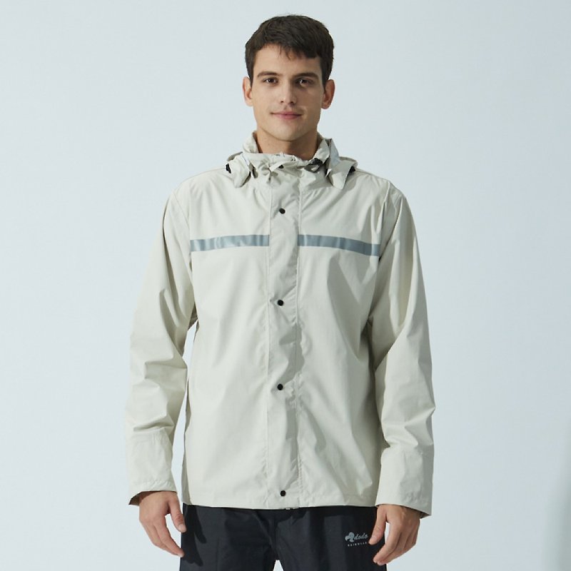新品上市 /Simple Forward/ 轻量成套式雨衣裤-奶油白 - 雨伞/雨衣 - 尼龙 白色