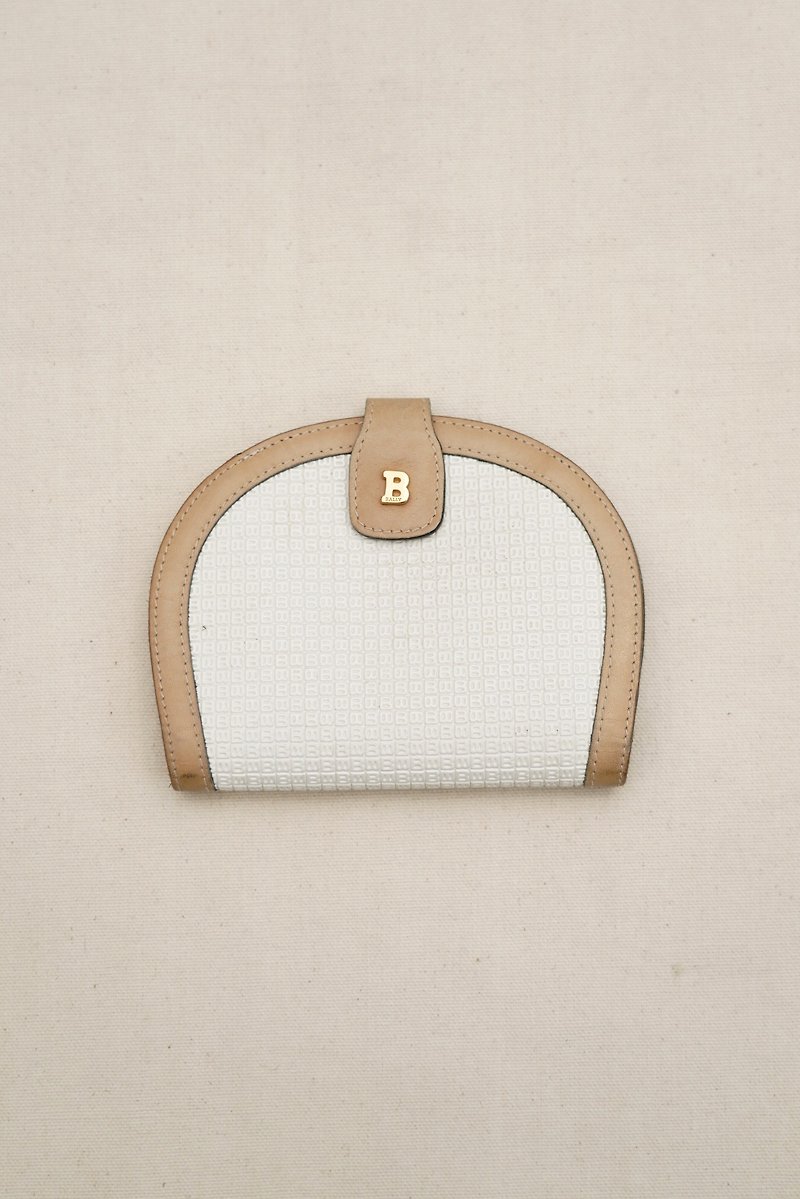A ROOM MODEL - Bally白色半圆短夹 - 皮夹/钱包 - 真皮 白色