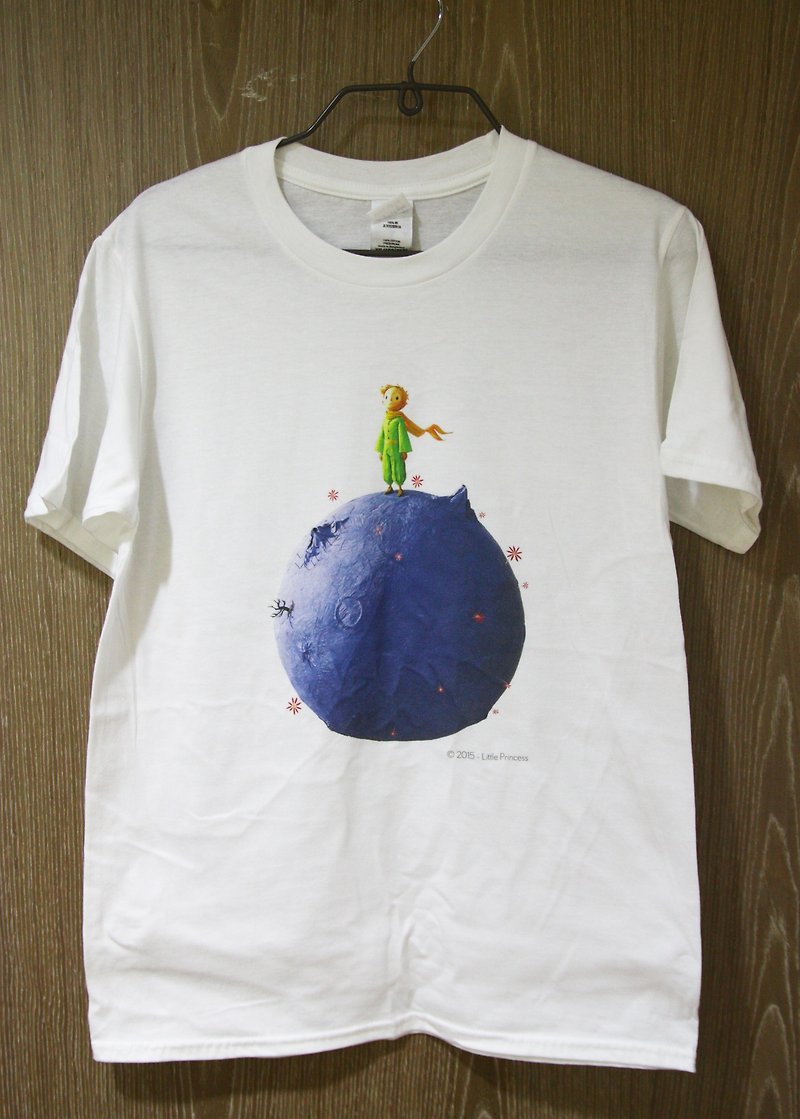 小王子电影版授权 - T恤 - 男装上衣/T 恤 - 棉．麻 蓝色
