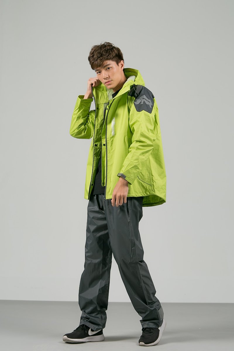 赛克两件式风雨衣-草绿 - 雨伞/雨衣 - 防水材质 绿色