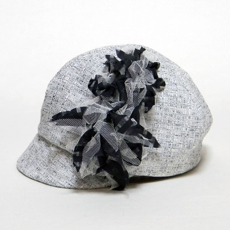 シーウィードキャスケット-ブラック(PL1220Black) - 帽子 - 其他材质 灰色