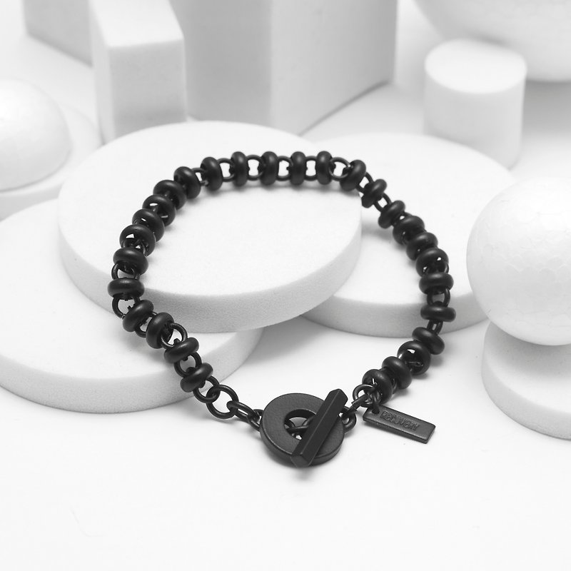 珠链手链 Beads Bracelet(雾黑) - 手链/手环 - 其他金属 黑色